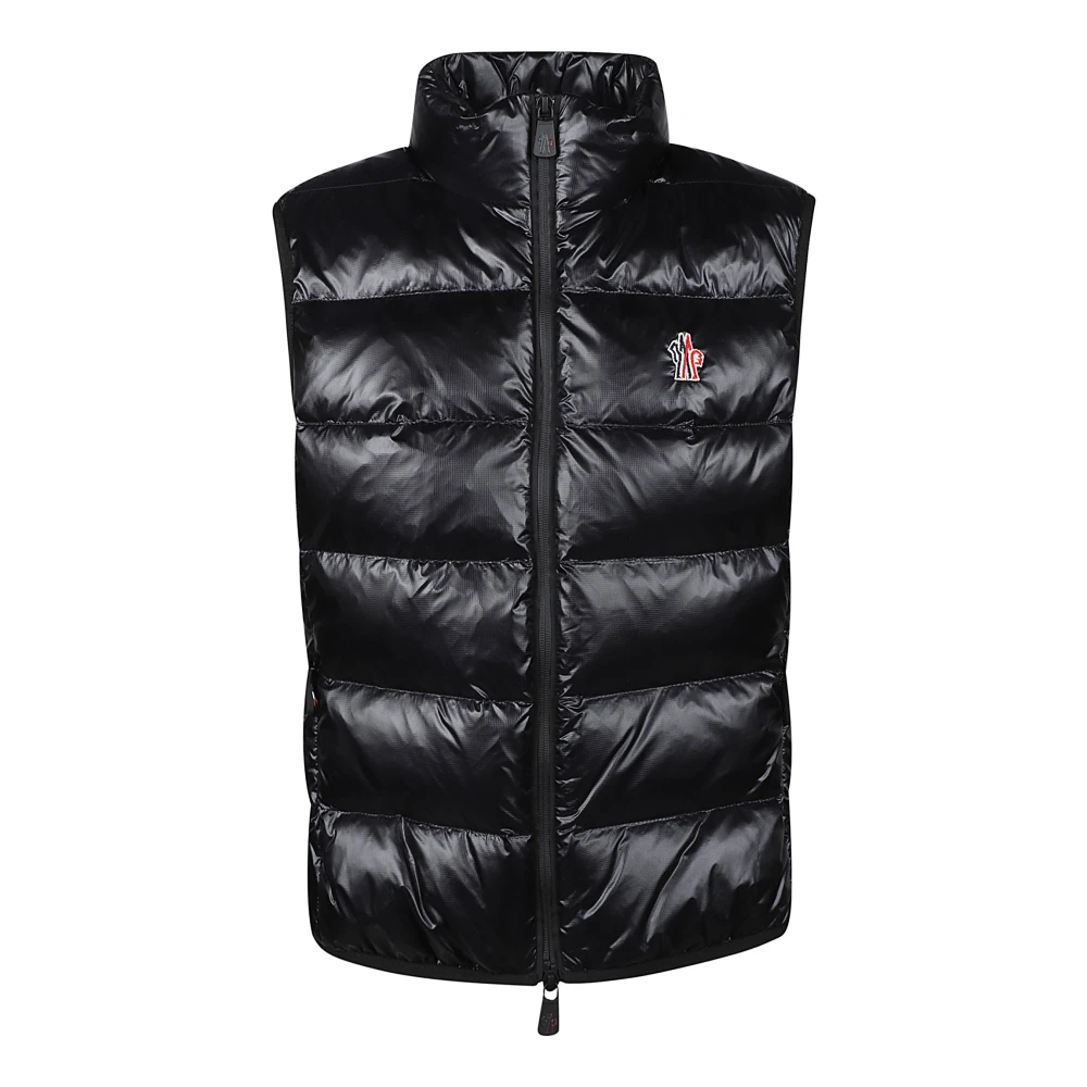 Moncler Gewatteerd Puffer Vest voor Mannen Black Dames