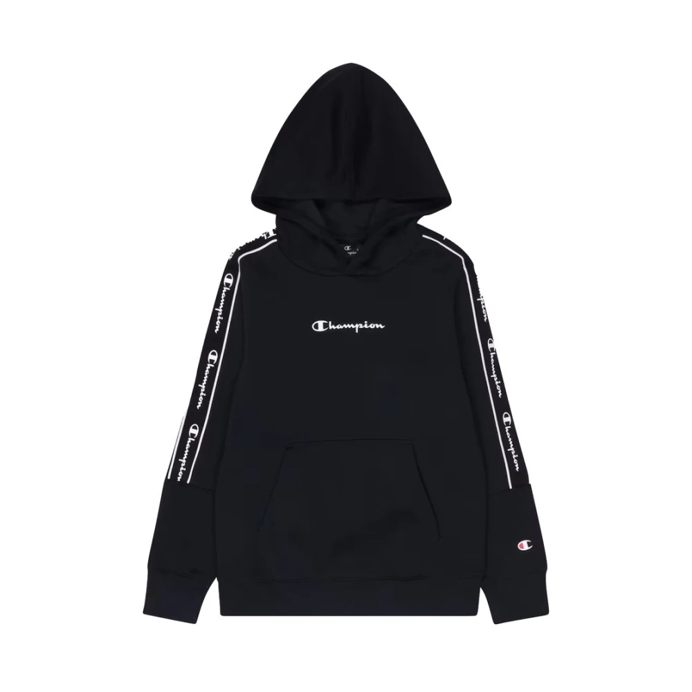 Champion Legacy Script Hoodie Svart Black, Herr