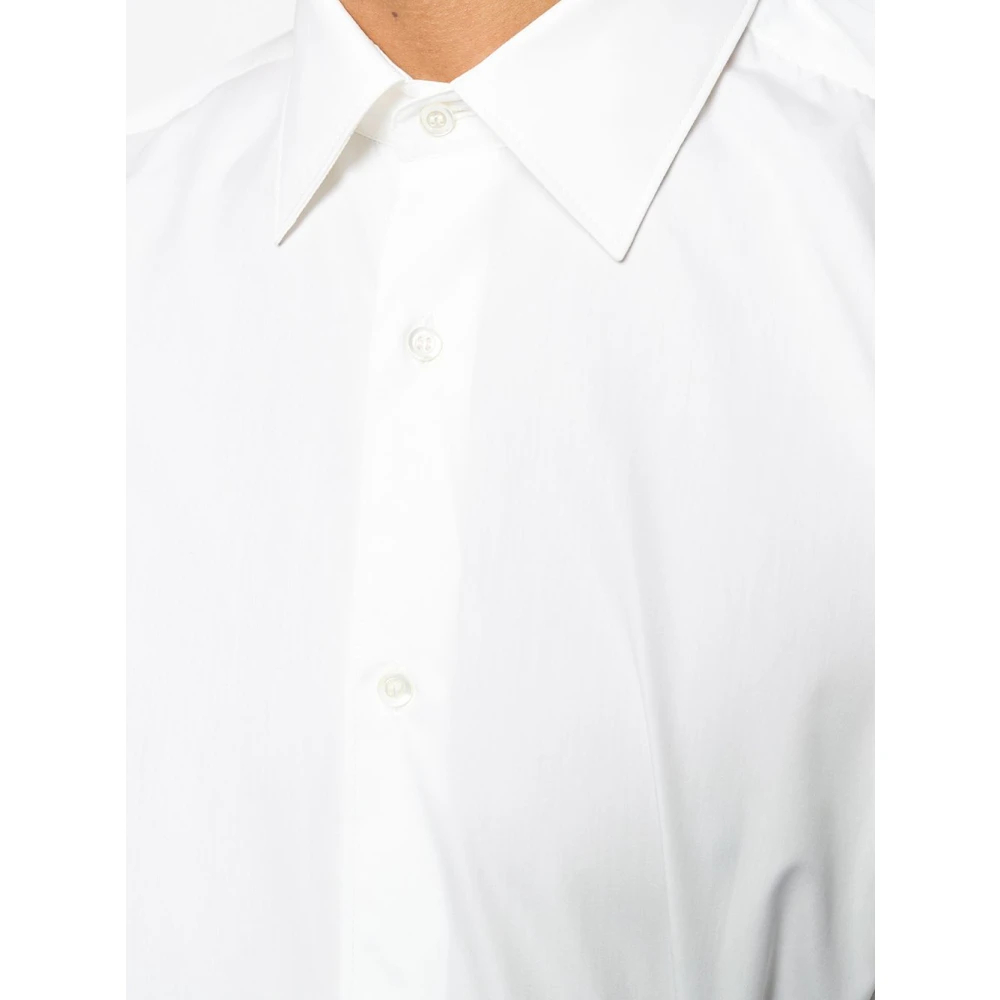 Aspesi Witte Slim-Fit Katoenen Overhemd White Heren