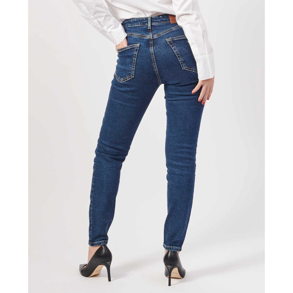 Guess Blauwe Skinny High Waist Jeans Blue Dames