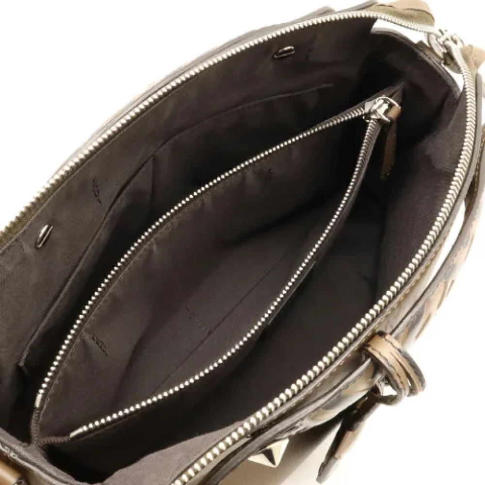 Fendi Vintage Pre-owned Leather fendi-bags Brown Dames