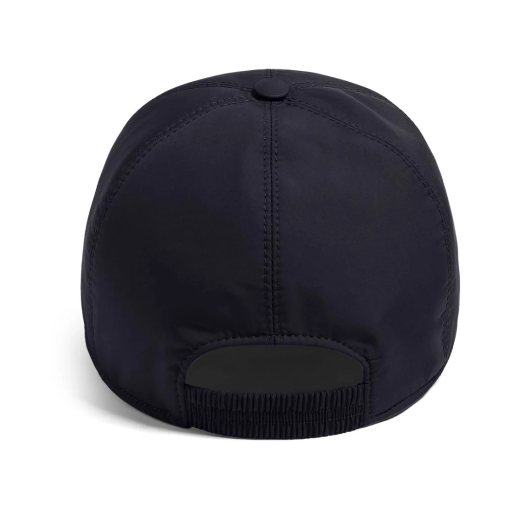 Z Zegna Blauwe Baseballpet met leren profiel Blue Heren