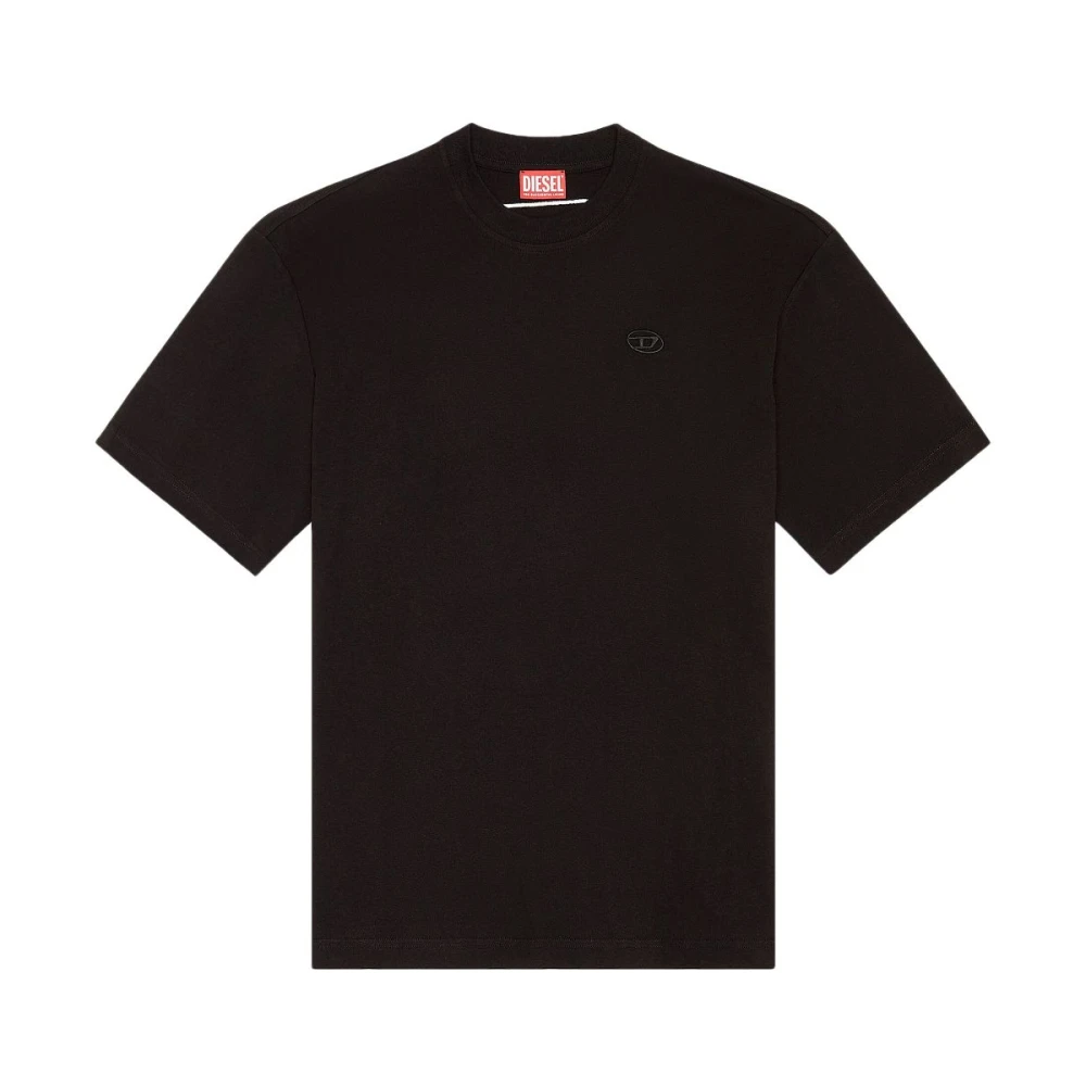 Diesel Stijlvol T-shirt met uniek ontwerp Black Heren