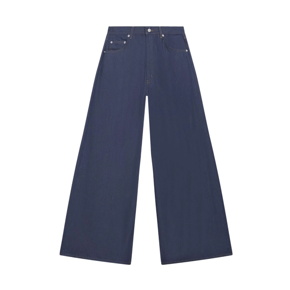 Dondup Kvinno Blå Jeans Dam, W27, Denim, Maggie Jeans Wide Leg