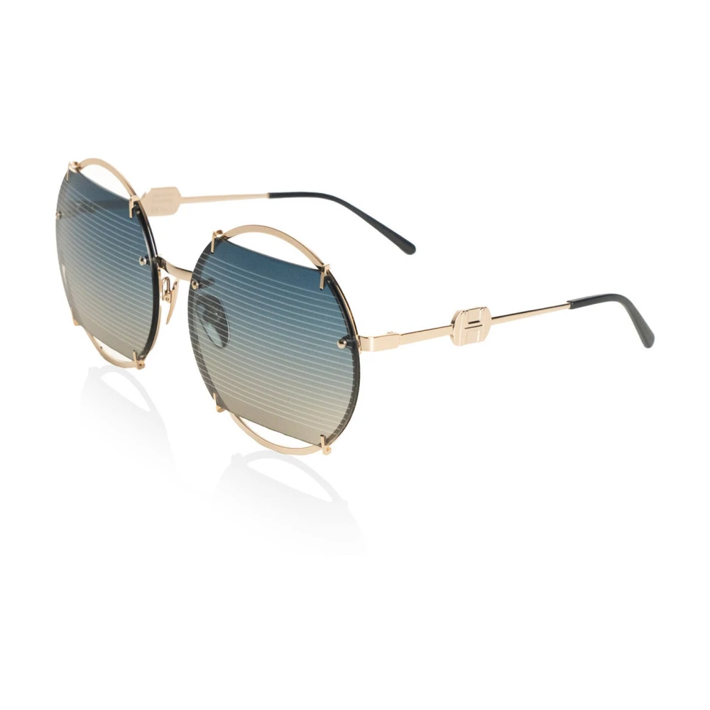 Hést Women's Yellow Sunglasses, One Size, Gold Sunglasses With Colored Lenses
