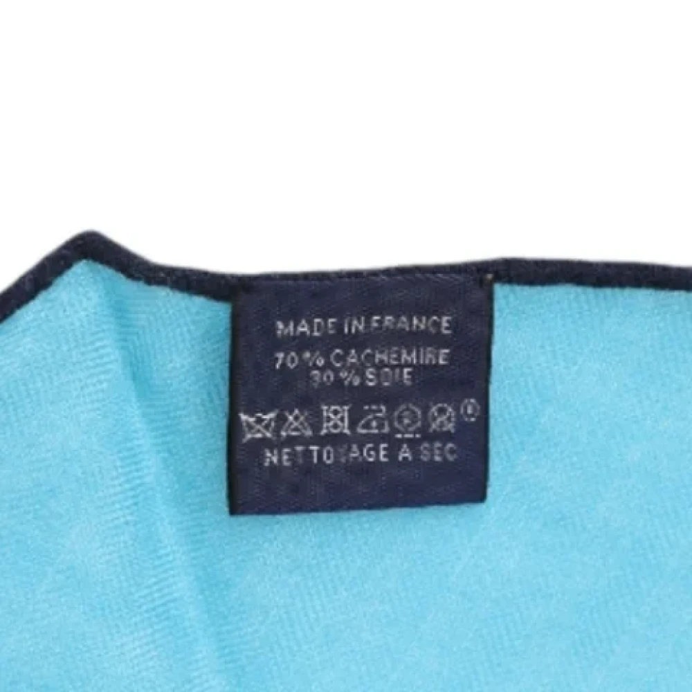 Hermès Vintage Pre-owned Fabric scarves Blue Dames