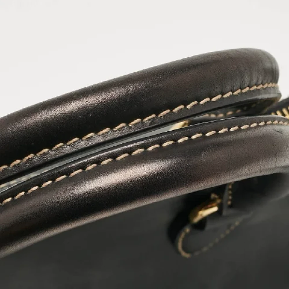 Miu Pre-owned Leather shoulder-bags Black Dames