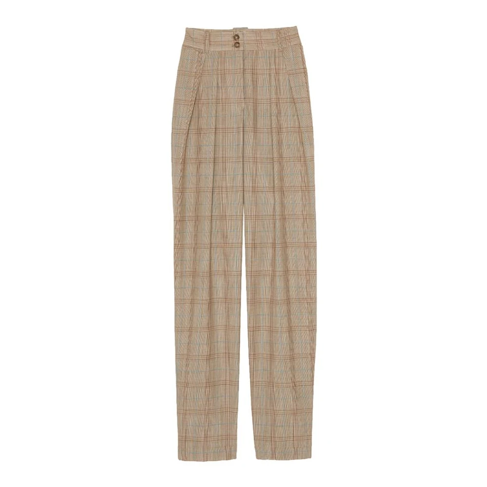 Ines De La Fressange Paris Atalia Prince of Wales Broek Beige Dames