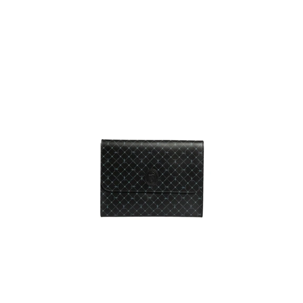 Trussardi Black Polyester Men Clutch - Image 2