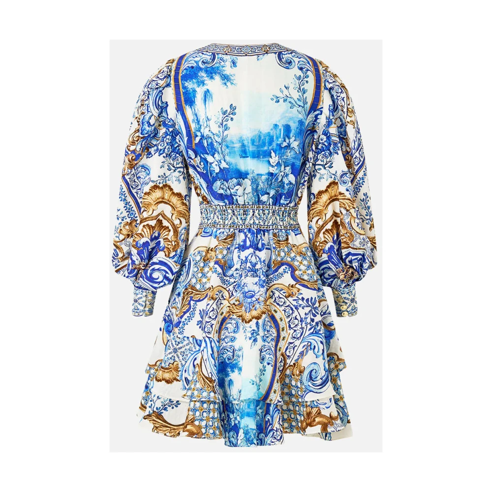 Camilla Ruchesjurk Azul Adventures Blue Dames
