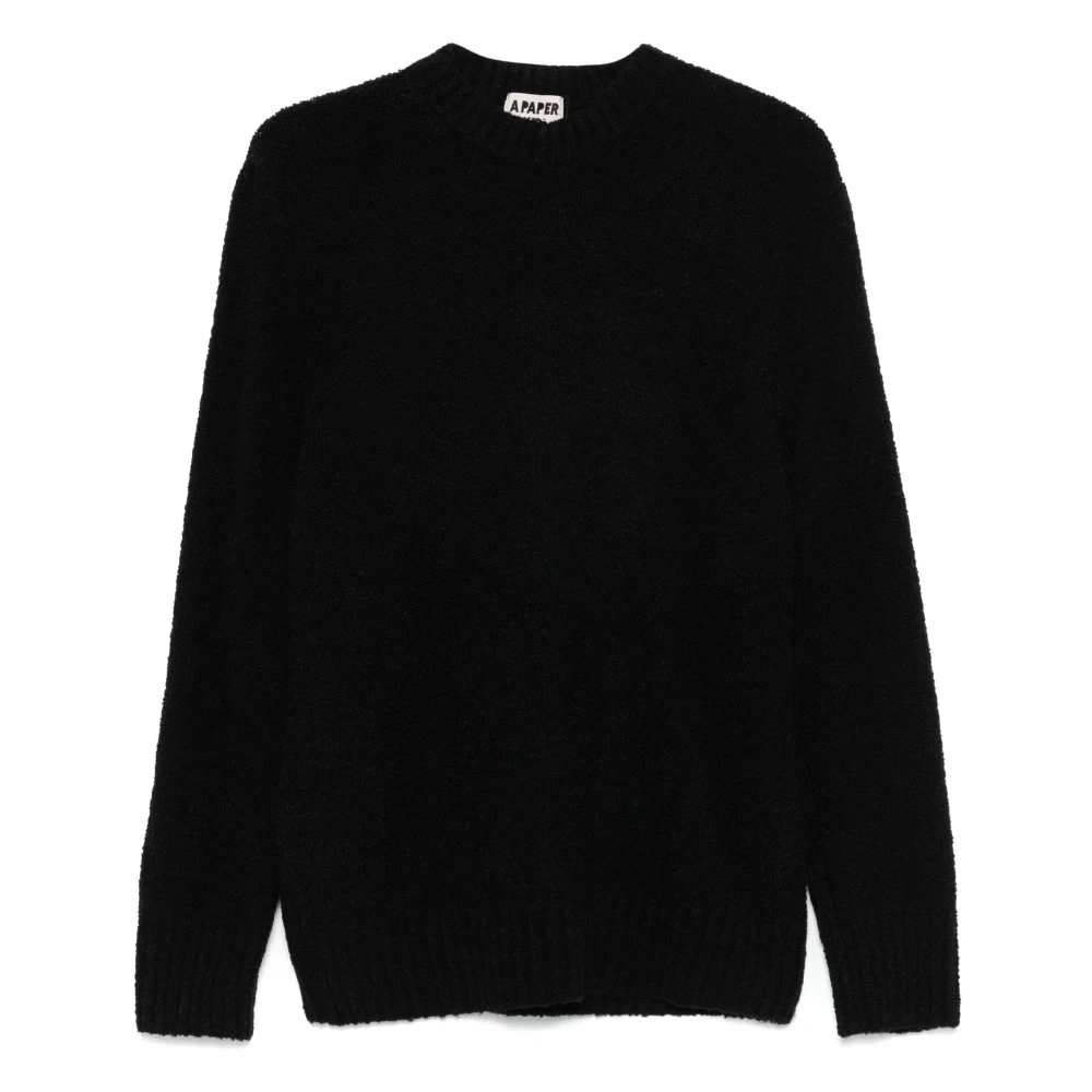A Paper Kid Nero Jumper voor een stijlvolle look Black Heren