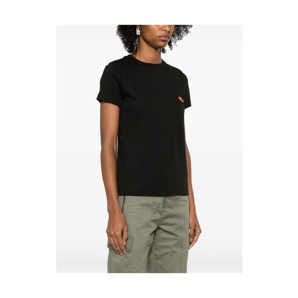 Kenzo Zwart Crew Neck Korte Mouwen T-shirt Black Dames