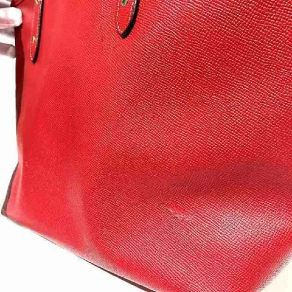 Coach Pre-owned Leather shoulder-bags Red Dames