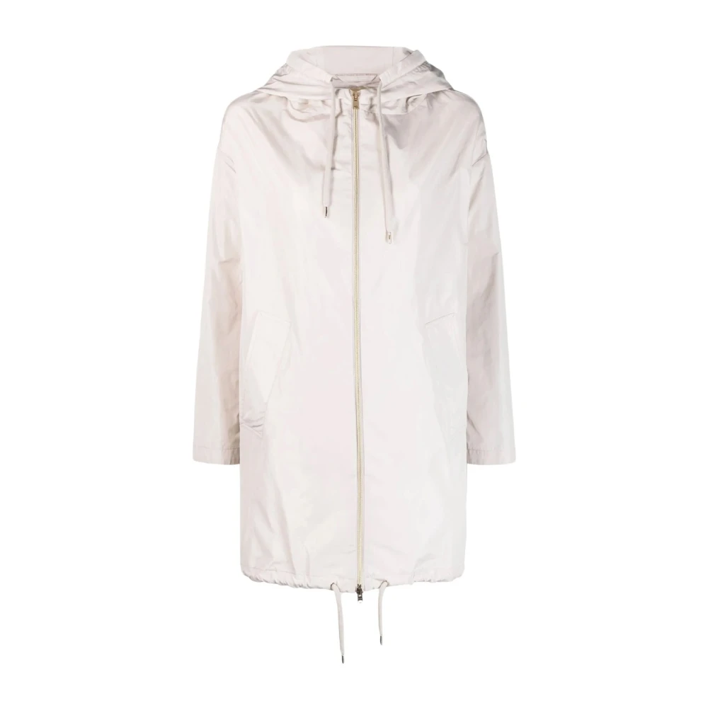 Herno Pink Techno Taffeta Parka - Female - Parkas - L - Coats