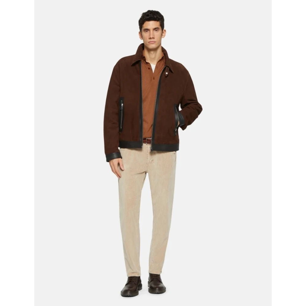 Dondup Ribfluwelen wortelbroek in Brighton-stijl Beige Heren