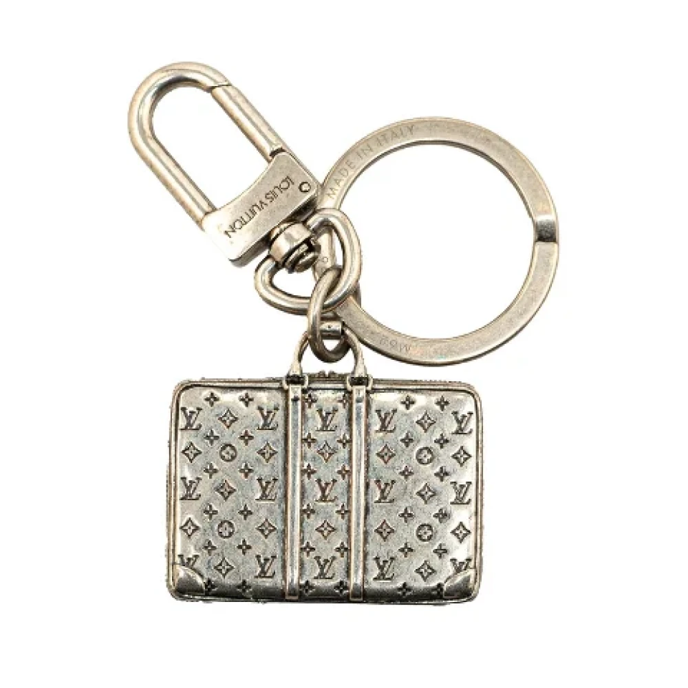 Louis Vuitton Vintage Pre-owned Metal key-holders Gray Dames