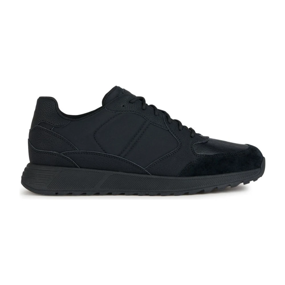 Geox Men's Black Sneakers,, Trainers For Size 8 Uk