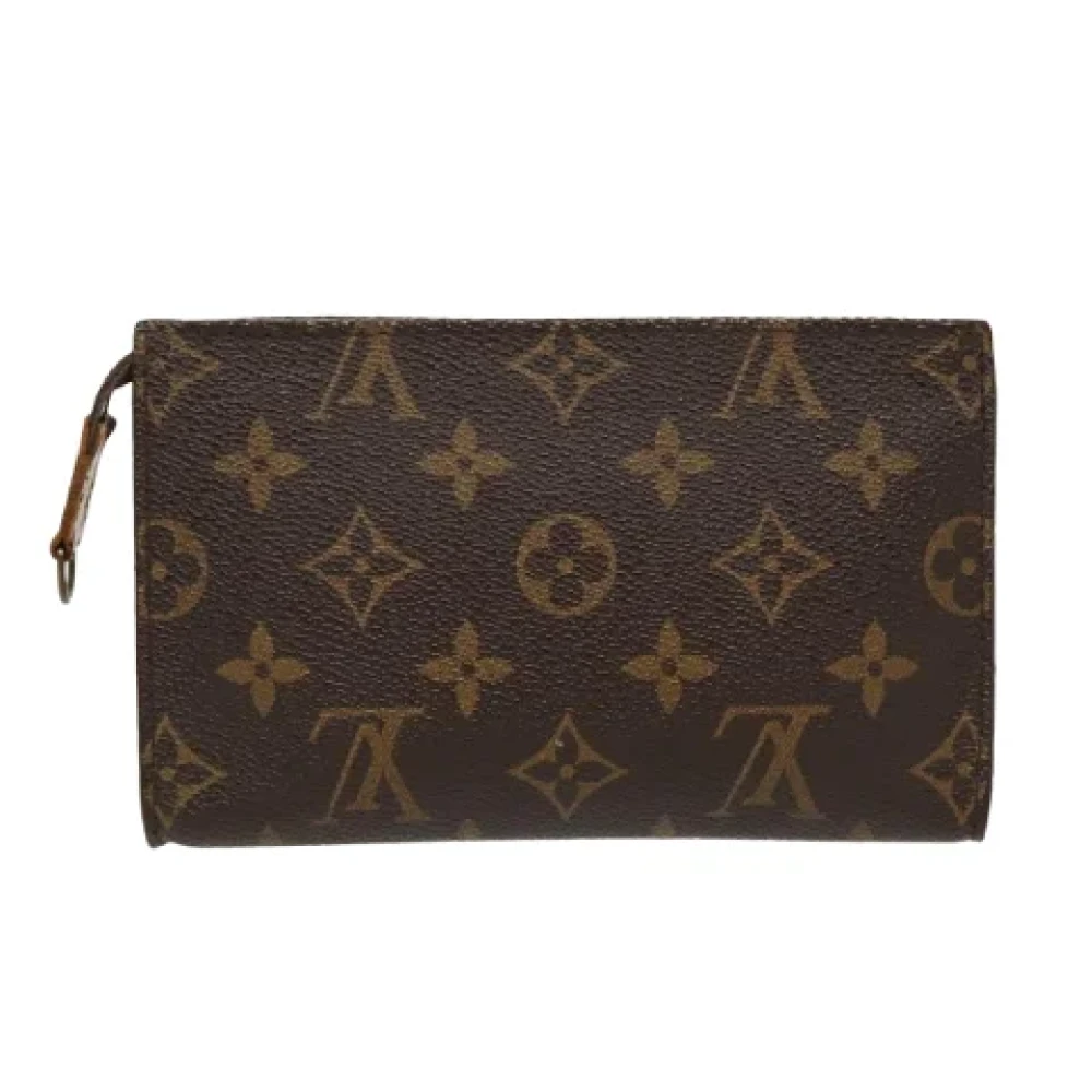 Louis Vuitton Vintage Pre-owned Canvas pouches Brown Dames