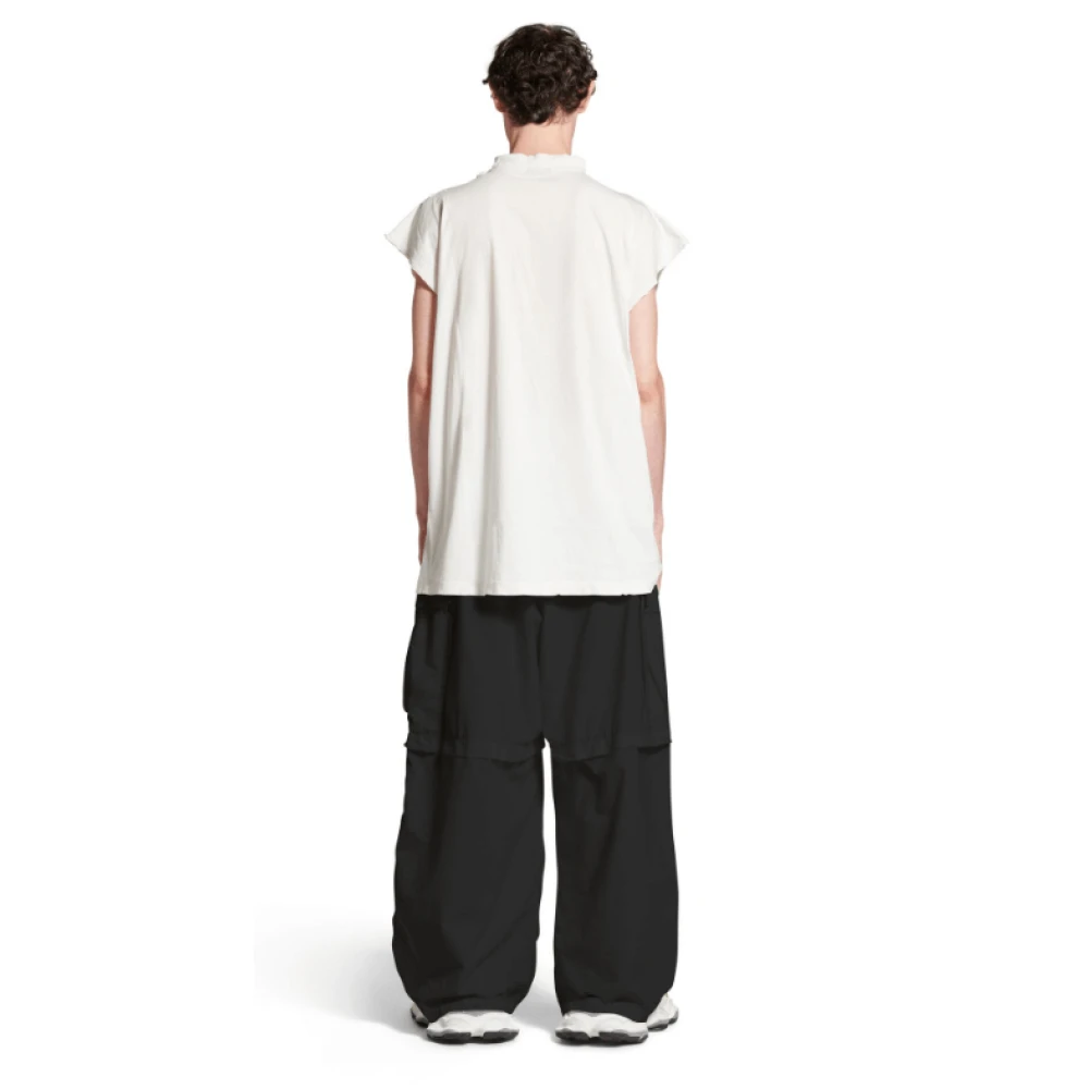 Balenciaga Vintage Mouwloze Oversized Tee White Heren