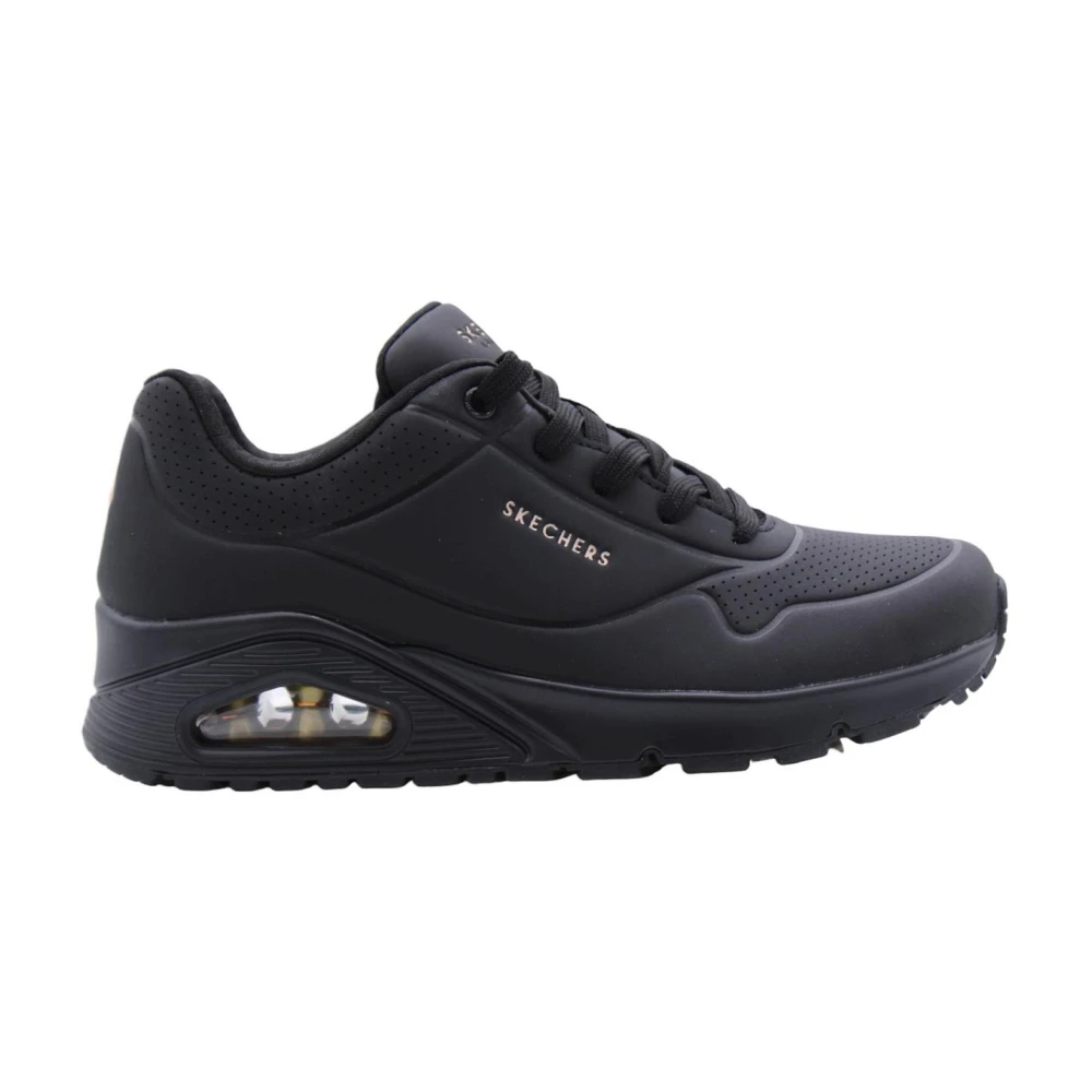 Skechers Women's Black Sneakers, 6 Uk, Mongozo Sneaker