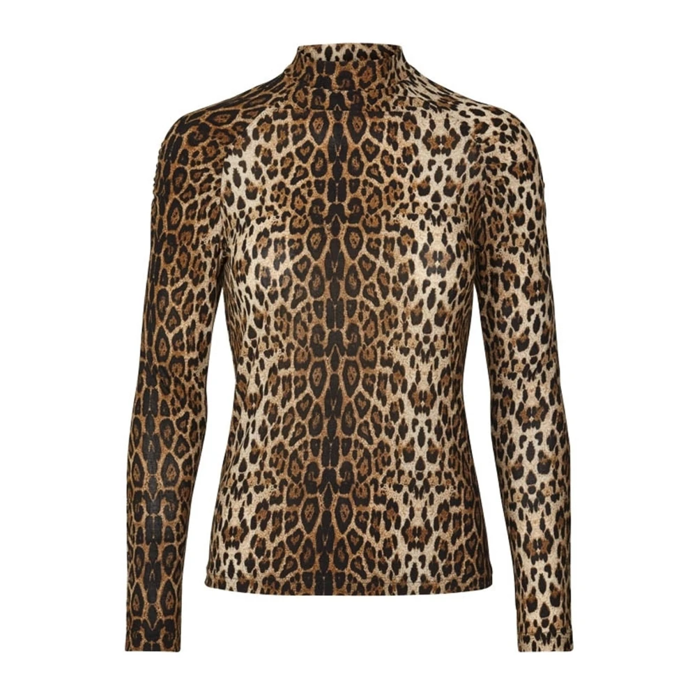Lollys Laundry Women's Brown Long Sleeve Top - Long Sleeve T-Shirts - Xl - Tops