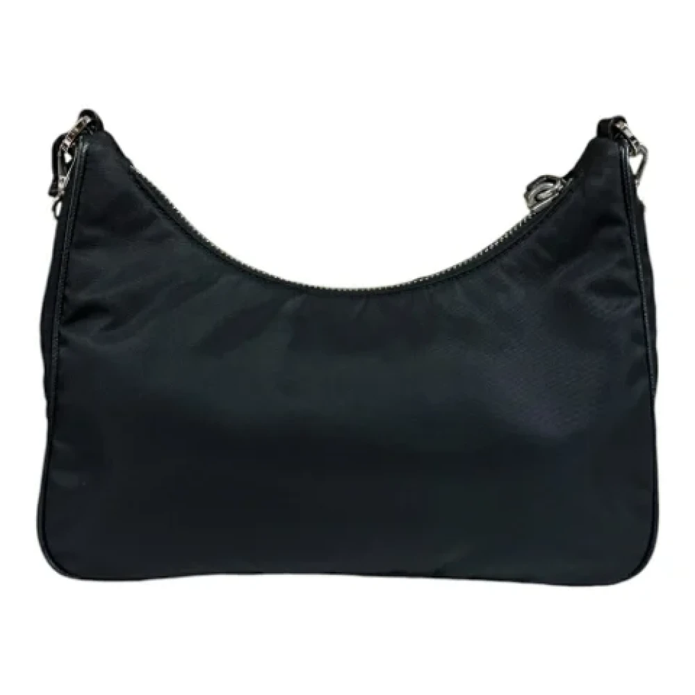 Prada Vintage Pre-owned Nylon prada-bags Black Dames