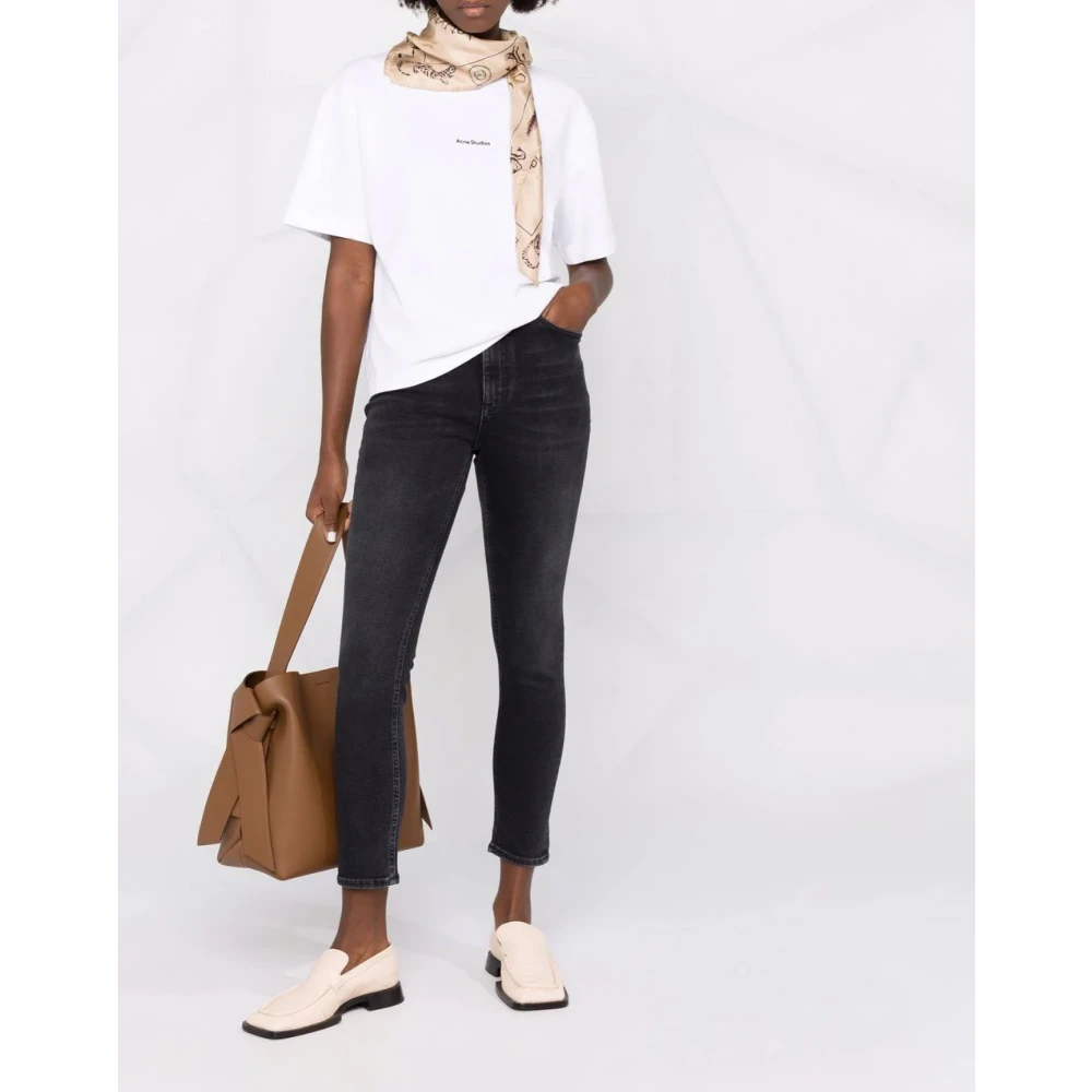 Acne Studios Zwarte Slim Fit Skinny Jeans Black Dames