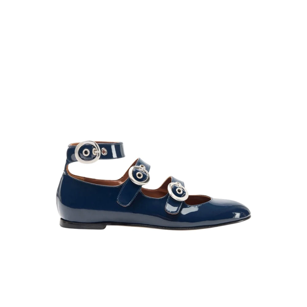 Scarosso Donna Blu Scarpe, 37 1/2 Eu, New,