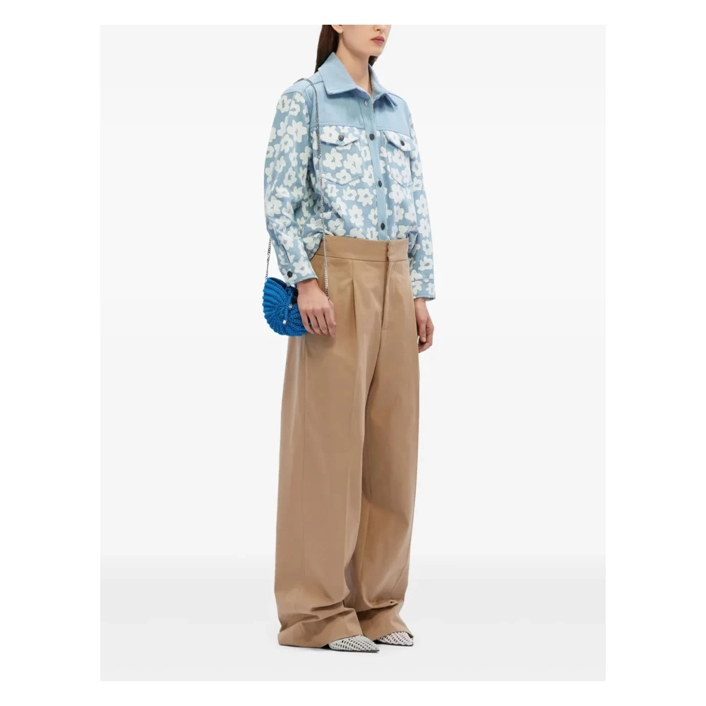 Msgm Stijlvolle Shirt voor Mannen Blue Dames
