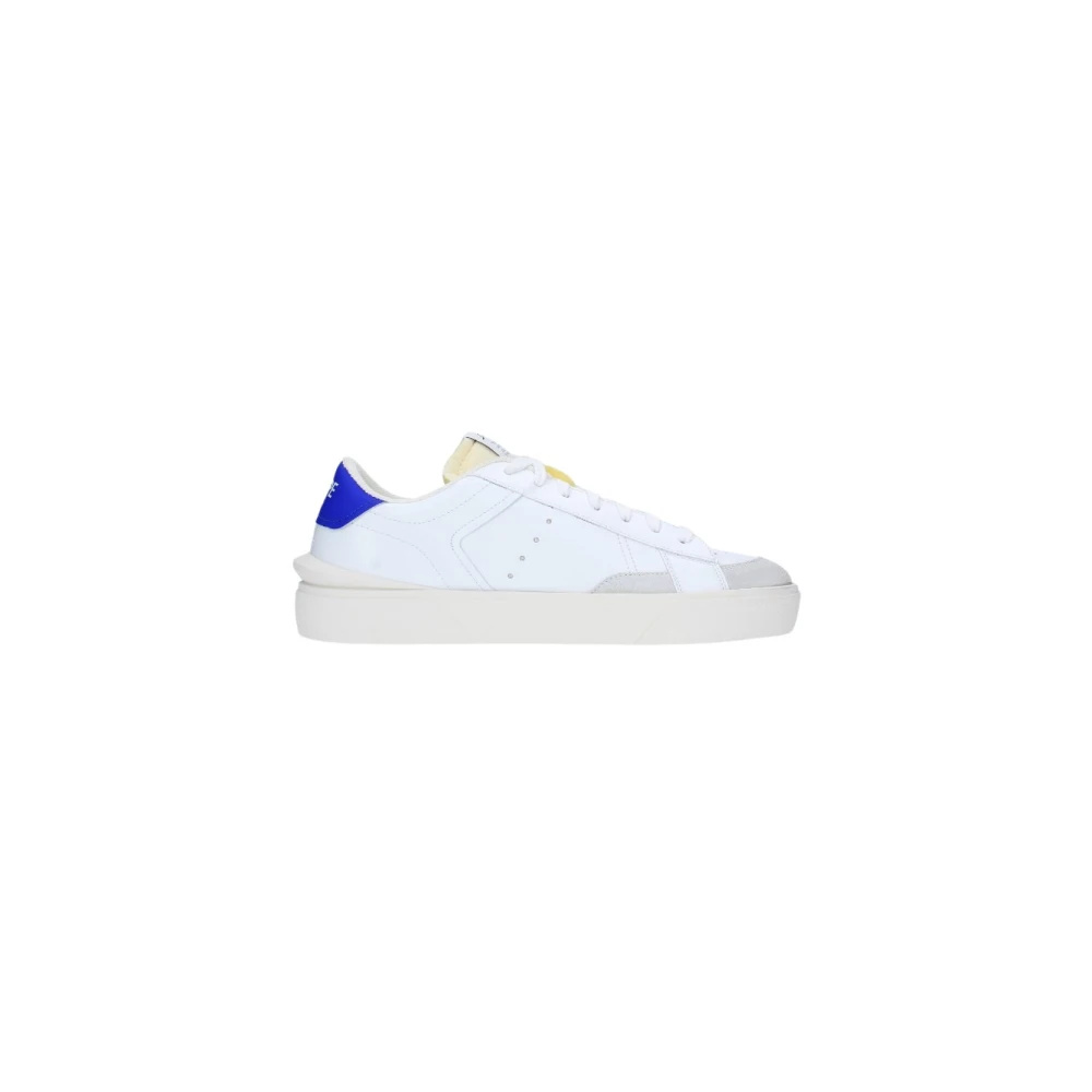 Strype Vit Grundläggande Sneakers