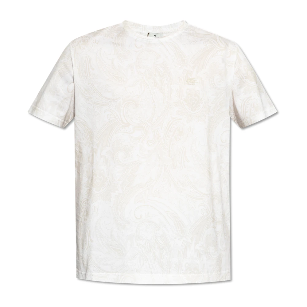 ETRO Gestreept T-shirt White Heren