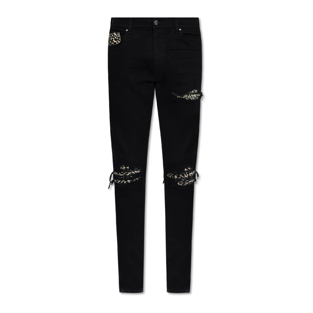 Amiri Dieren Effect Broek Black Heren