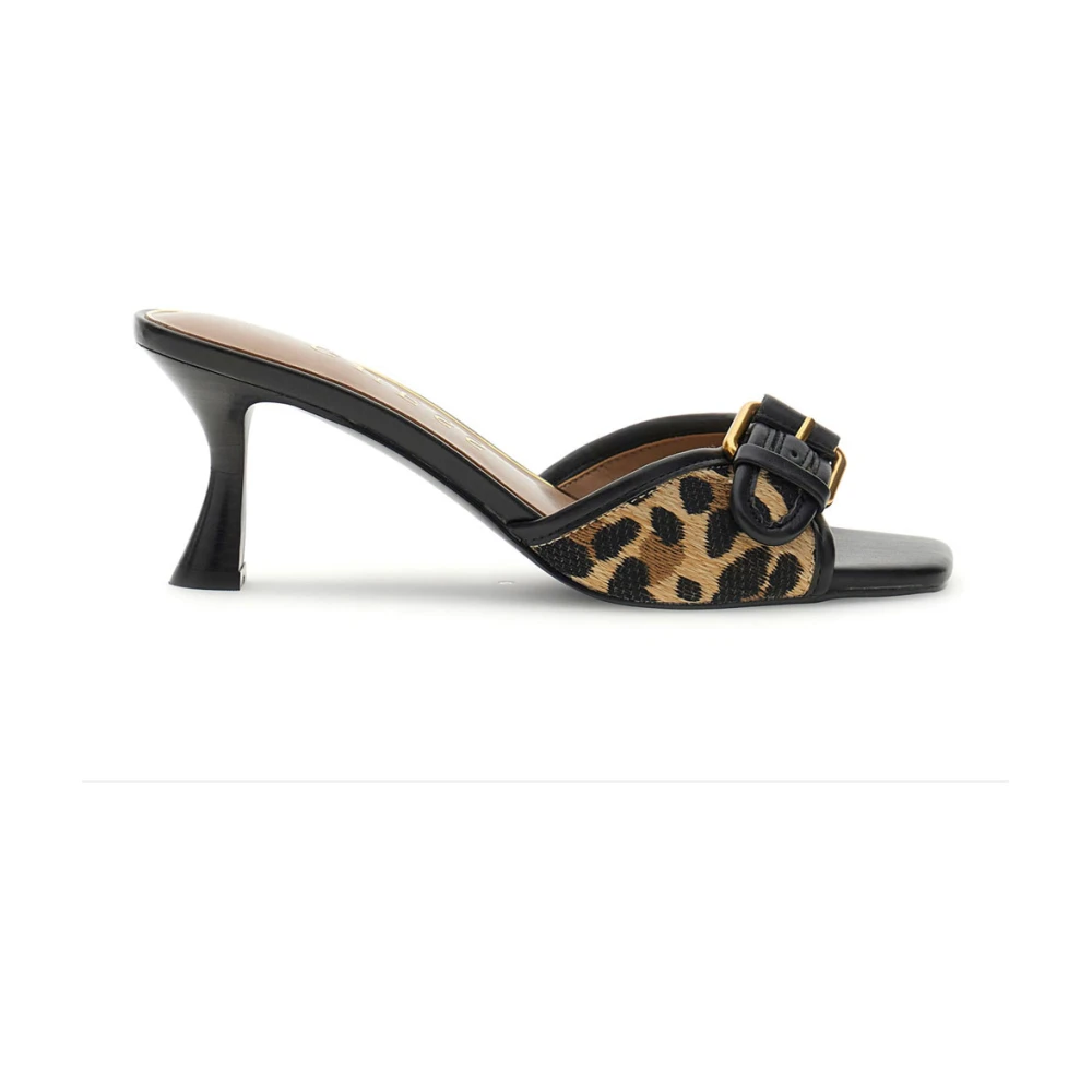Guess Women's Brown Dista Sandal - Heeled Mules - 8 Uk - Shoes