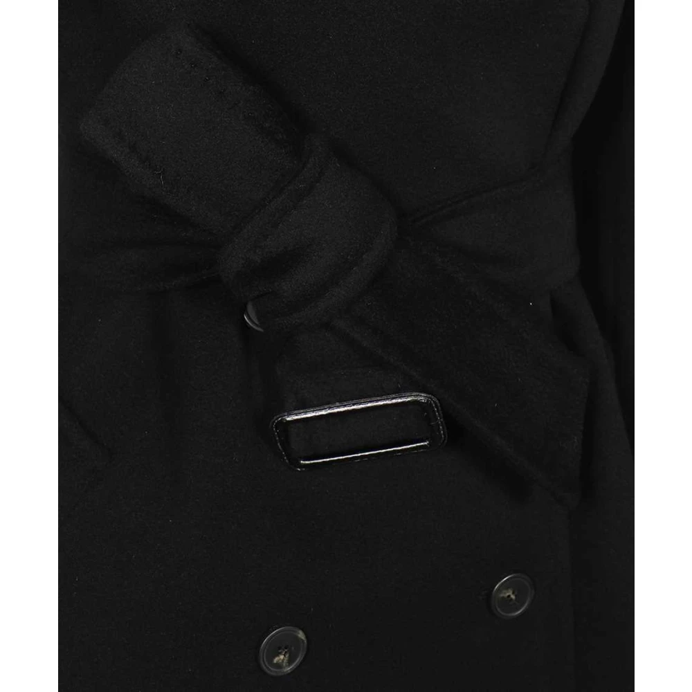 Max Mara Weekend Dubbele Rijgjas Black Dames