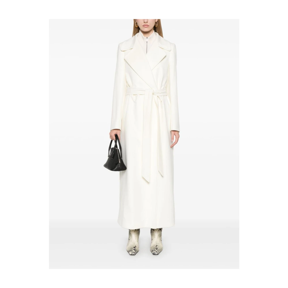 Tagliatore Dameskleding Jas & Mantel Wit Aw24 White Dames
