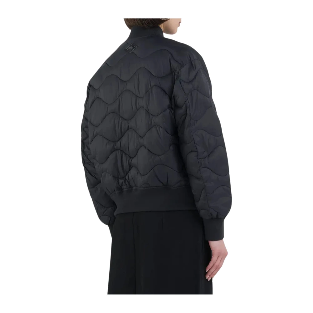 Replay Black Jacket w7839.000.85048 Black Dames