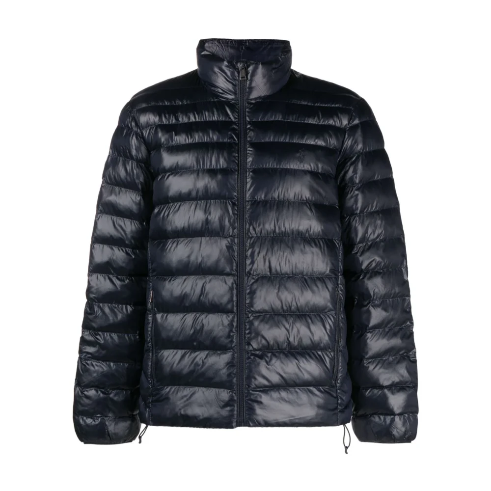 Polo Ralph Lauren Gewatteerde Nylon Jas met Ritssluiting Blue Heren