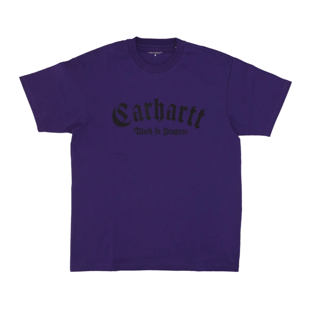 Carhartt WIP Zwarte Onyx Tee Streetwear T-shirt Purple Heren
