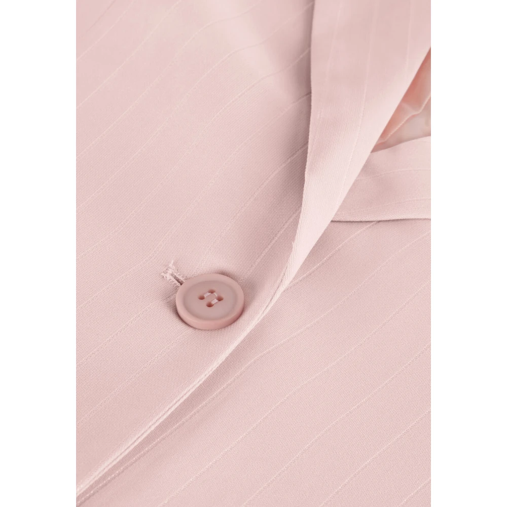 Refined Department Roze Fonkelende Blazer Pink Dames
