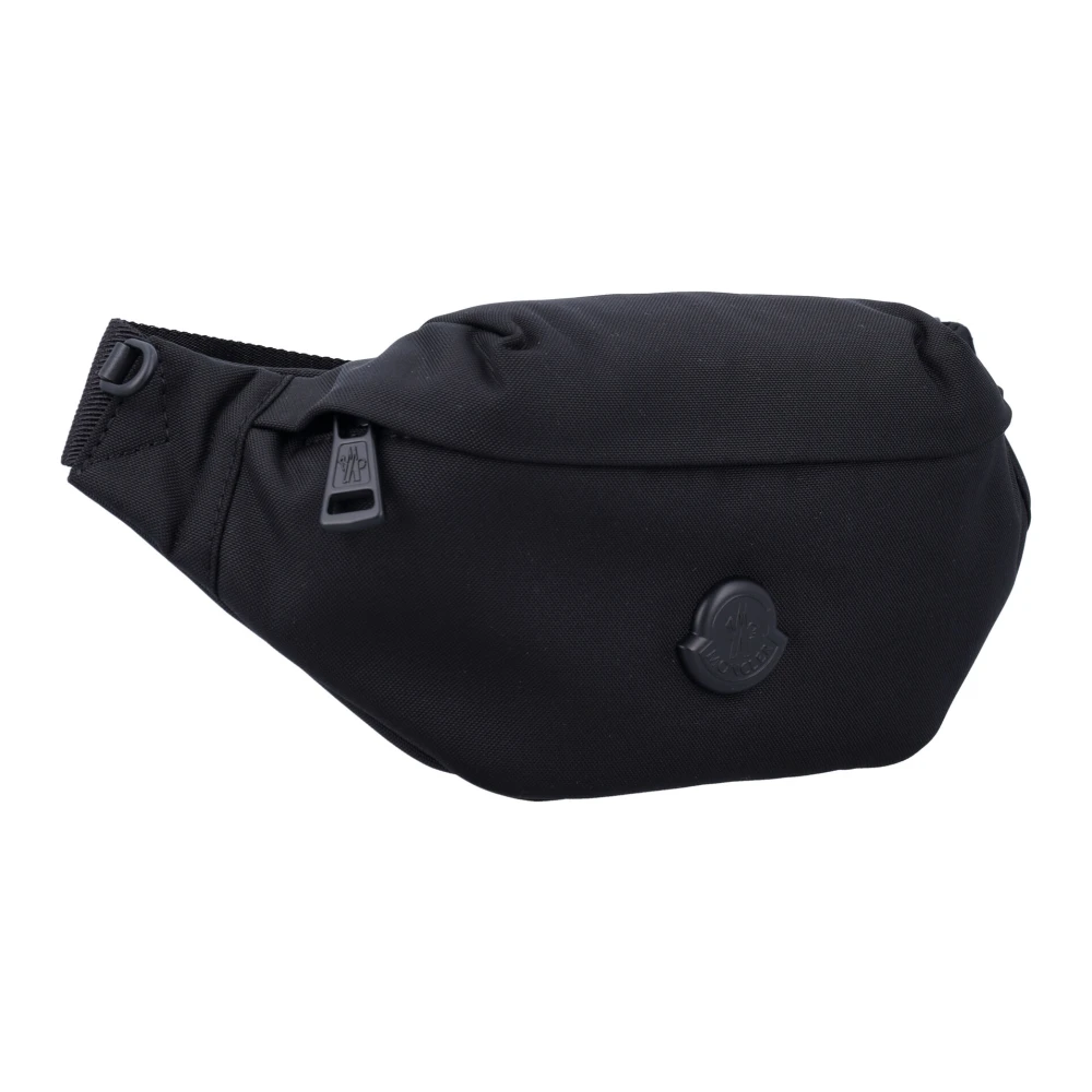 Moncler Zwarte handtas met verstelbare riem Black Heren