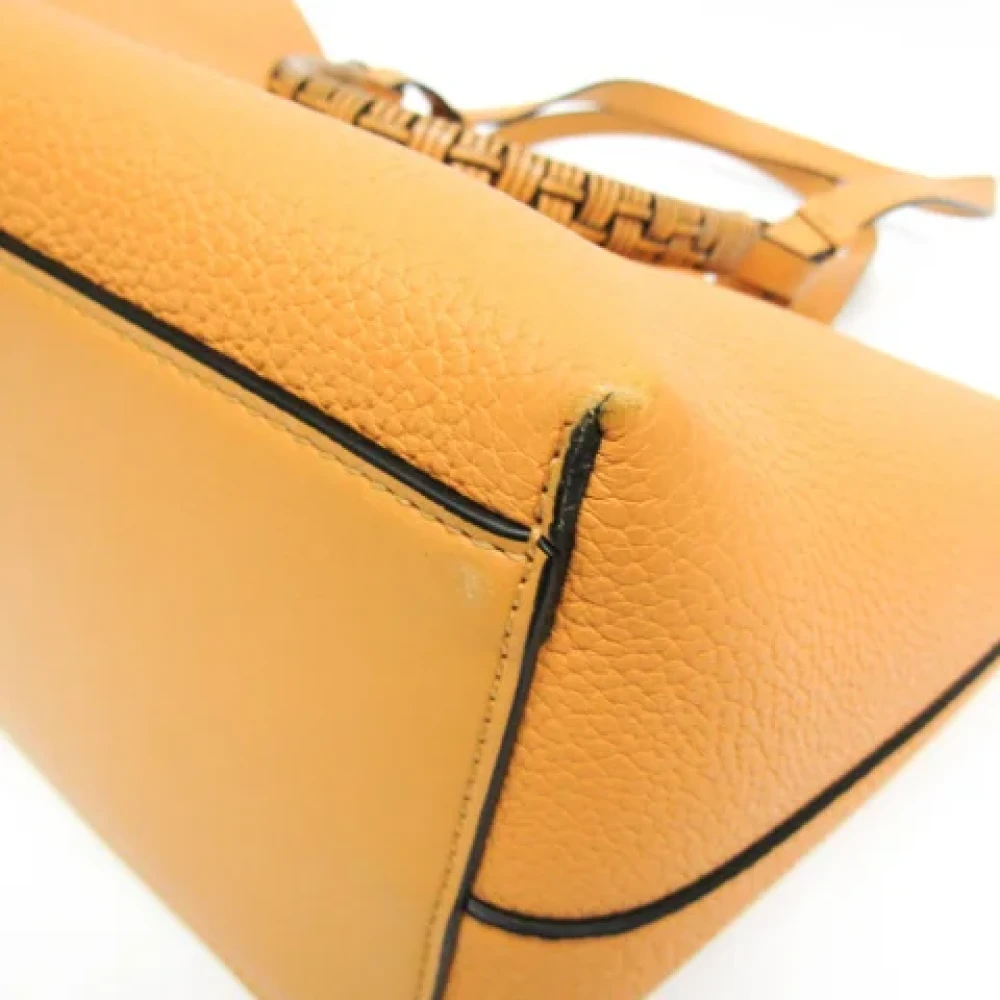 Loewe Pre-owned Leather totes Yellow Dames