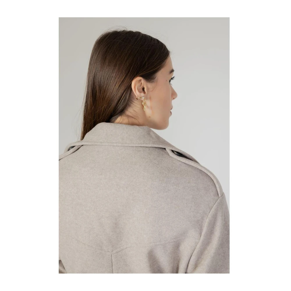 Only Lente Zomer Damesjassen en -jassen Beige Dames