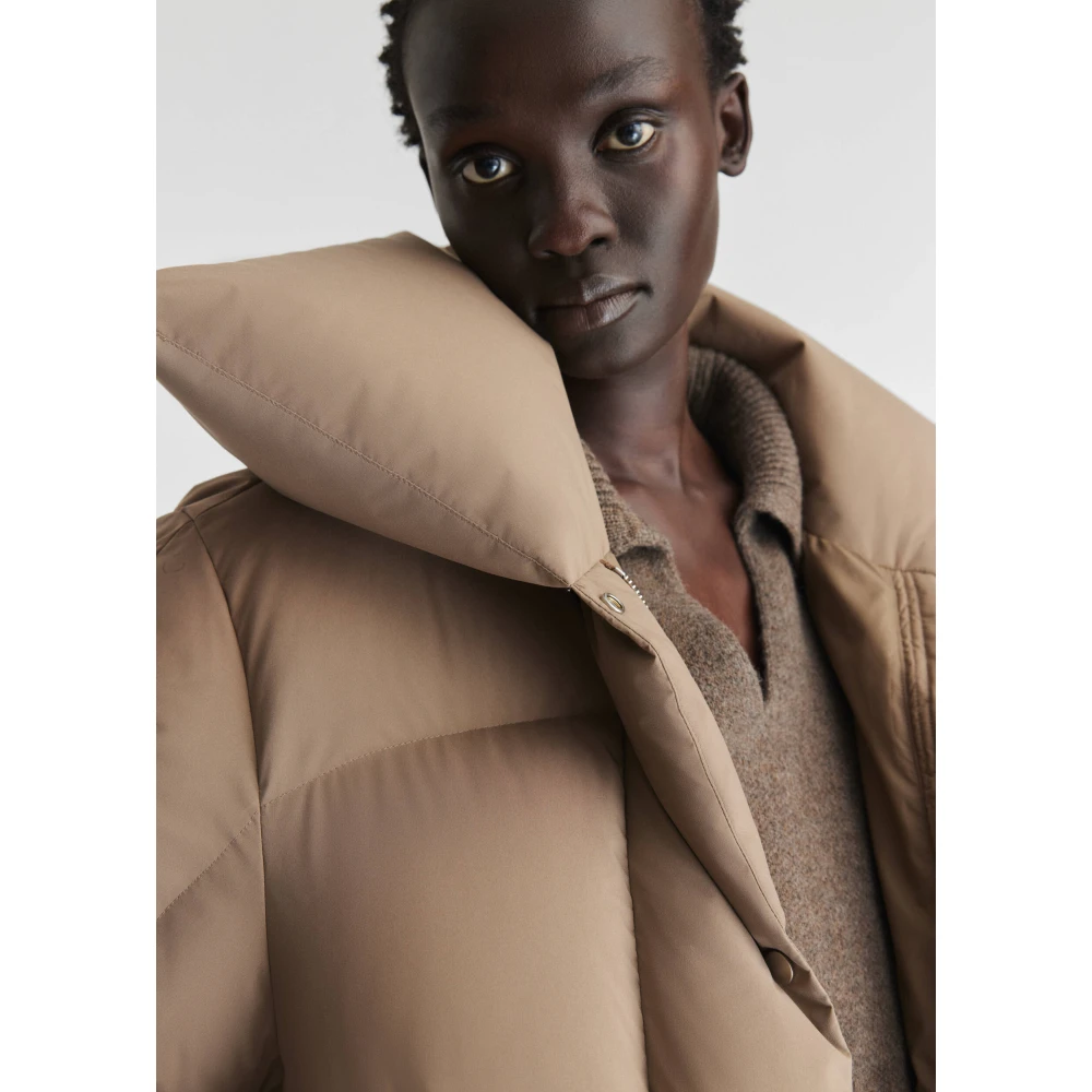 Axel Arigato Mist Puffer Jacket Brown Dames