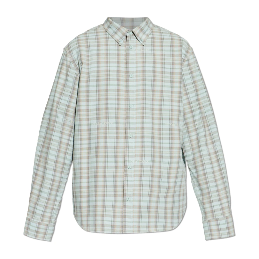 Off White Uomo Blu - Casual Camicie - Shirts - Xl