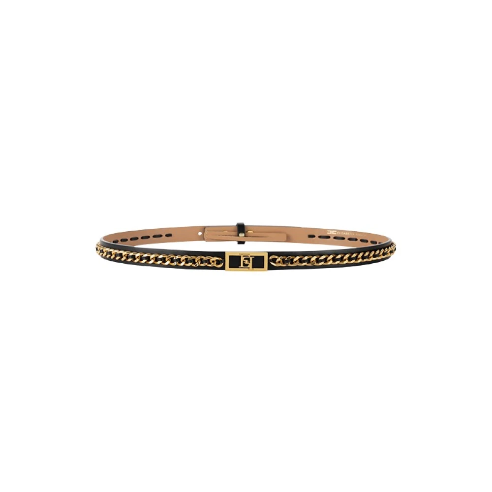 Elisabetta Franchi Stijlvolle Riem Ct34S46E2 Black Dames