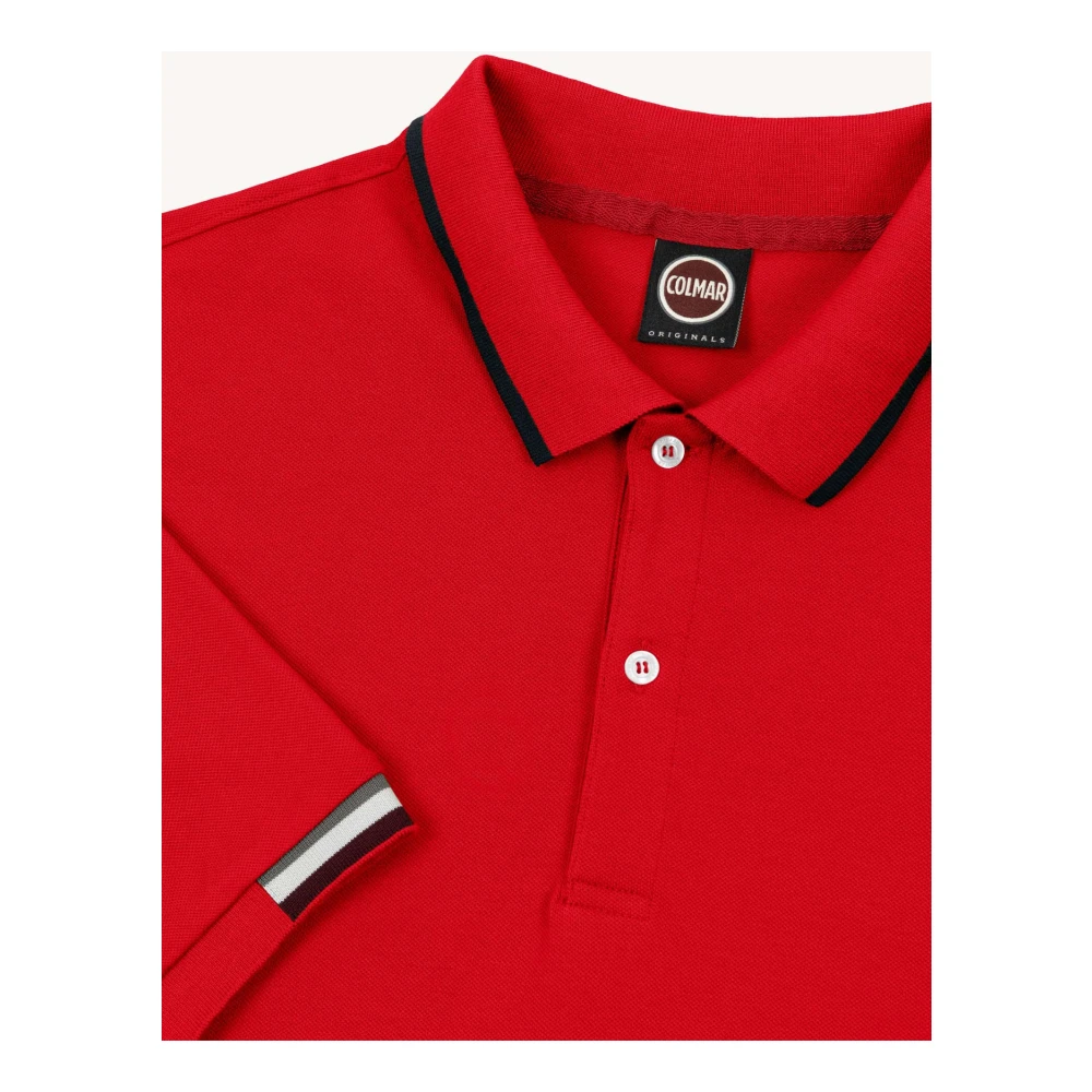 Colmar Rode Polo Shirt Urban Stijl Red Heren