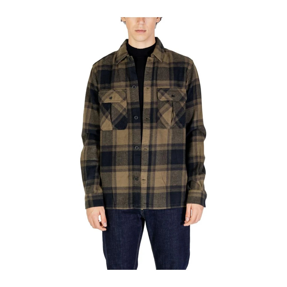 Only & Sons Groen Katoenmix Herenoverhemd Green Heren