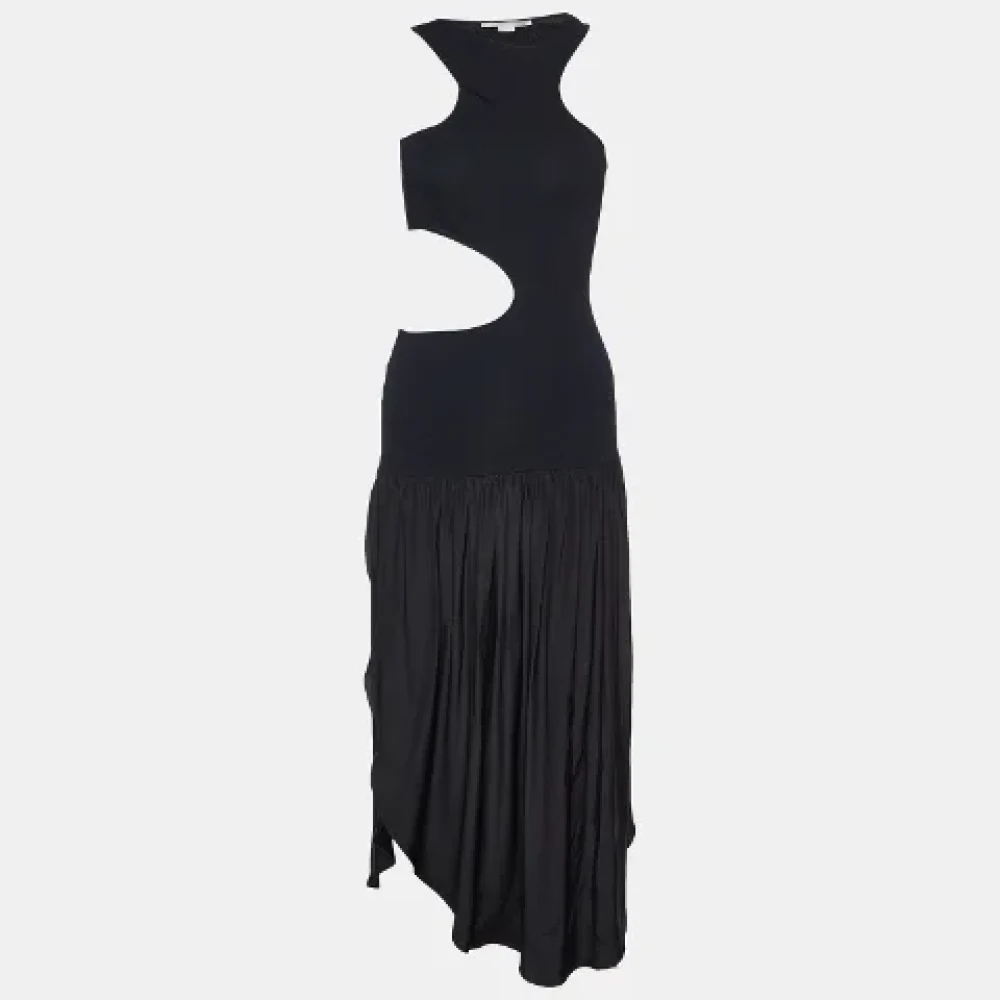 Stella McCartney Pre-owned Satin dresses Black Dames