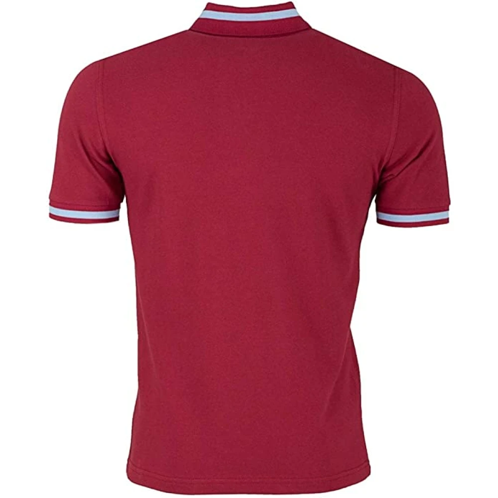 Fred Perry Originele Single Tipped Polo Oxblood Red Heren