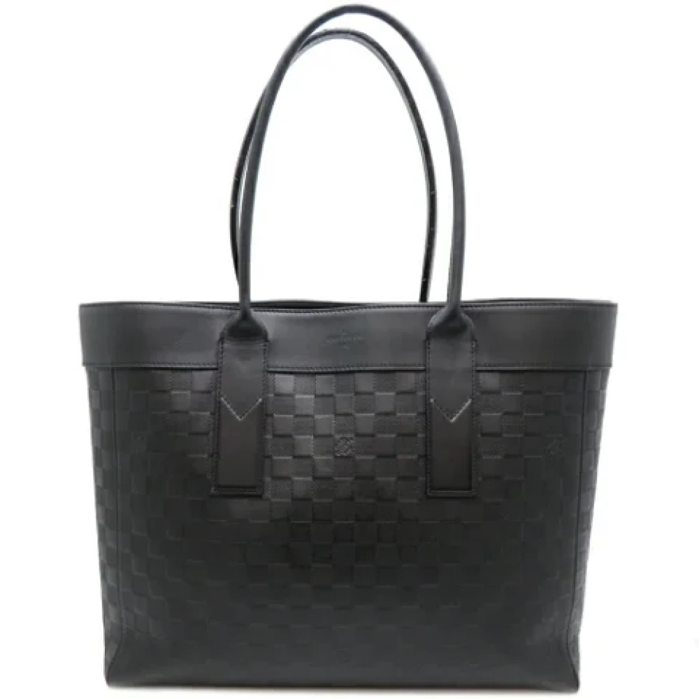Louis Vuitton Vintage Pre-owned Leather totes Black Dames